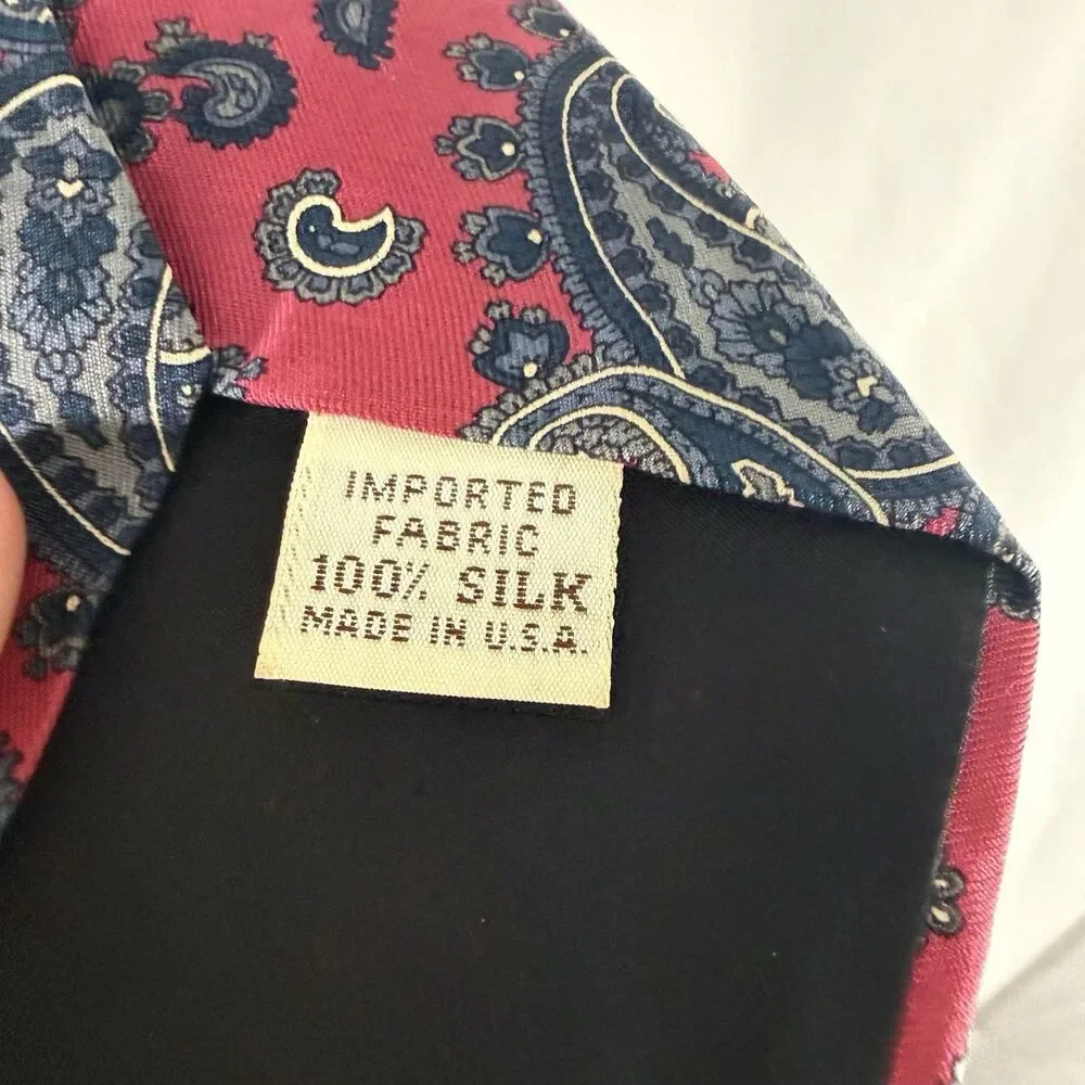 Vintage Saks Fifth Avenue Tie Men's 60